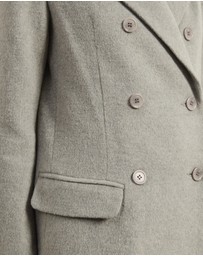 Atmos&Here - Rhiannon Wool Blend Tailored Coat