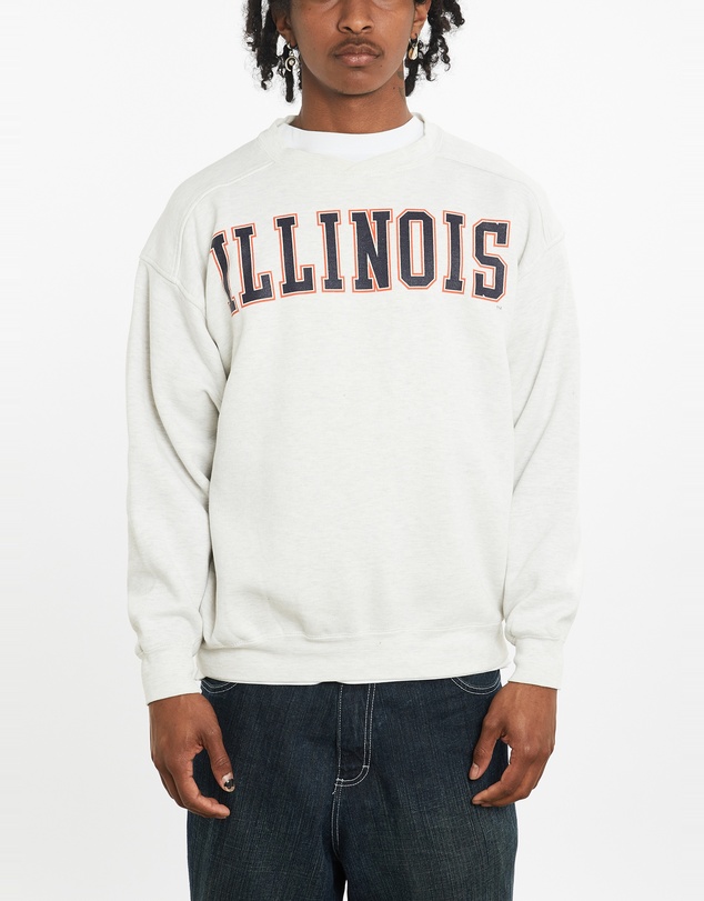 Vintage by The Real Deal - Pre Loved - Vintage 90s NCAA University of Illinois Fighting Illini Sweatshirt