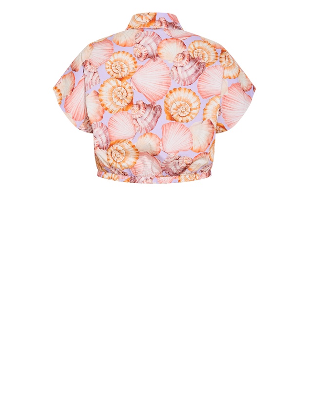 City Chic - Vacay Print Shirt