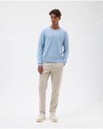 AERE - Lightweight Organic Cotton Crew Neck Knit Jumper