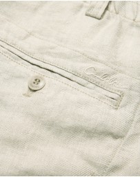 Calibre - Washed Linen Shorts Natural