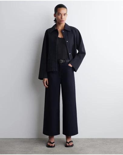COS - Cotton Cropped Wide-Leg Trousers