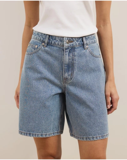 Atmos&Here - Ada Bermuda Denim Shorts