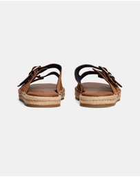 Tommy Hilfiger - Flex Jutte Hilfiger Suede Sandals - Men's