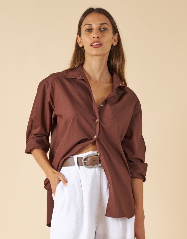 CAMIXA - Poppy Oversize Cotton Shirt