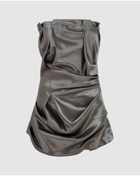 Paris Georgia - Scrunch Effect Mini Dress