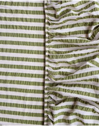 Mosey Me - Seersucker Stripe Fitted Sheet