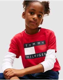 Tommy Hilfiger - Heritage Flag Relaxed T-Shirt - Kids