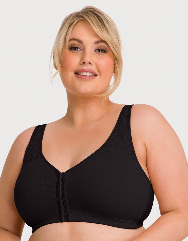 Ava & Audrey  - Ava & Audrey Hannah Cotton Wire-free Front Opening Bra