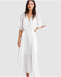 Belle & Bloom - Amour Amour Ruffled Midi Dress