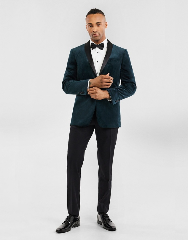 Tarocash - Maxiano Velvet Tuxedo Jacket