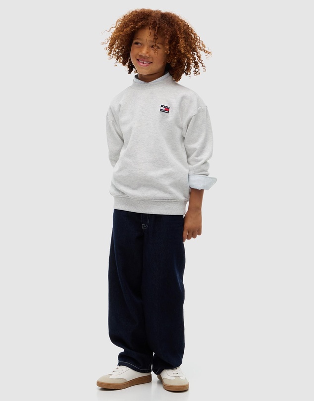 Tommy Hilfiger - Kids Unisex 8-16 Heritage Flag Crewneck Sweater - Teens