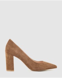 Edward Meller - BRYNLEY85 Block Heel Pointed Pump