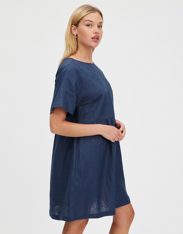 White By FTL - Zavi Linen Dress