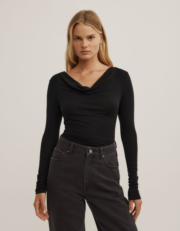 Witchery - Cowl Neck Long Sleeve Top