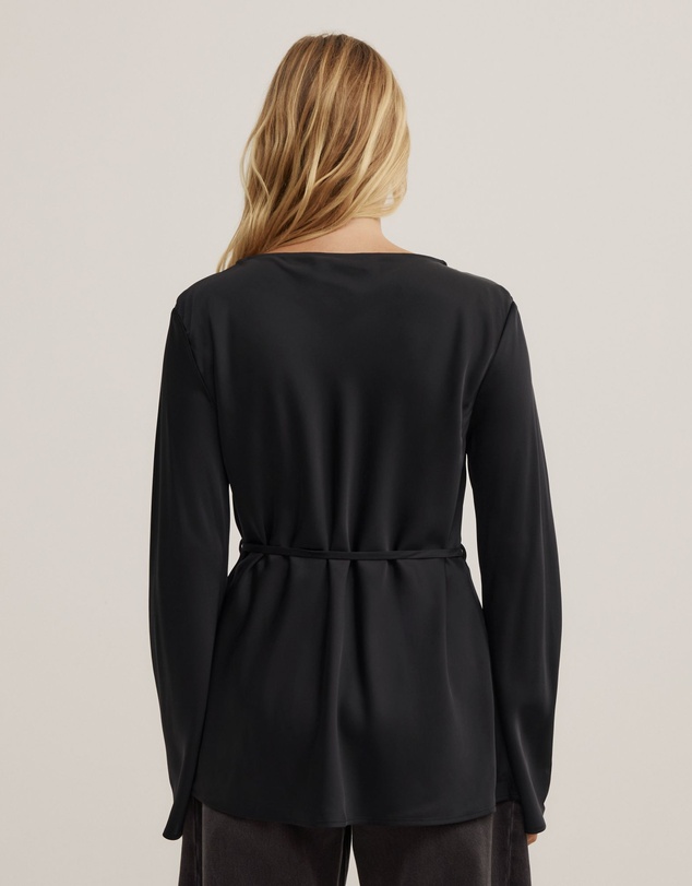 Witchery - Satin Boat Neck Top