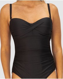 Baku Swimwear - Rococco D/DD Bandeau One piece Swimsuit