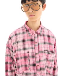 THE TALES - Washed Oversized Willow Check Shirt