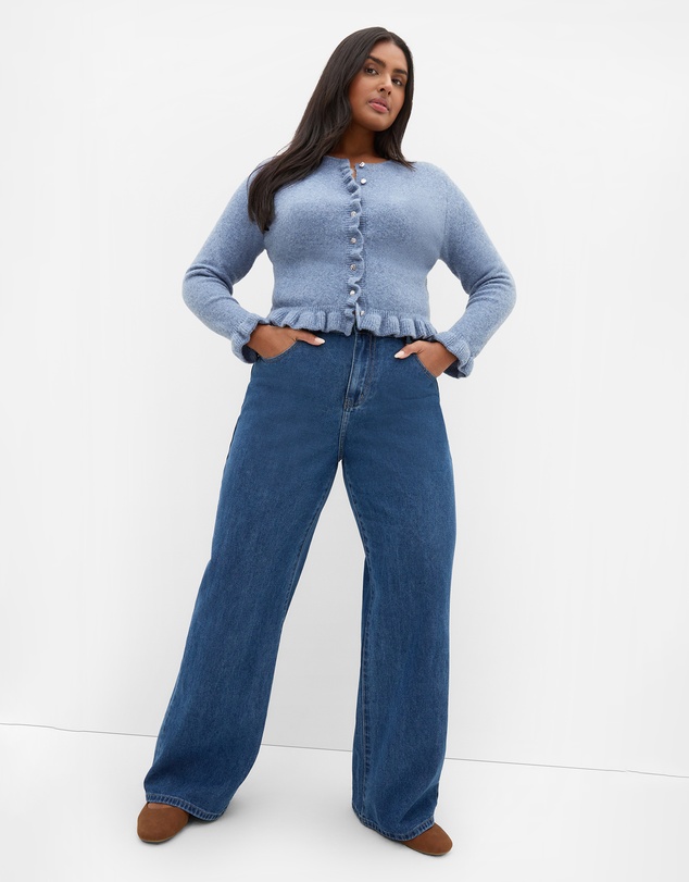 City Chic - Florence Frill Cardigan