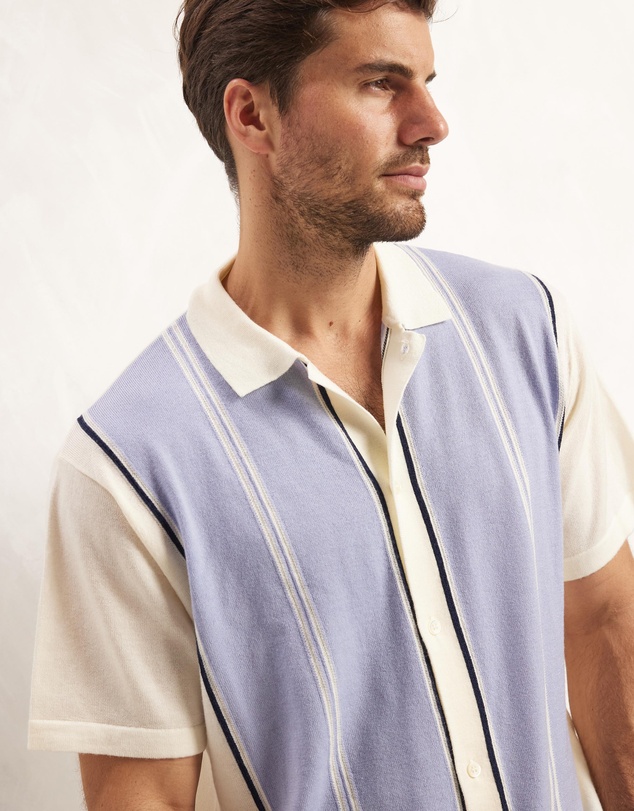 AERE - Wool Short Sleeve Polo