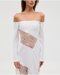 Third Form - Inhale Panel Off Shoulder Dress