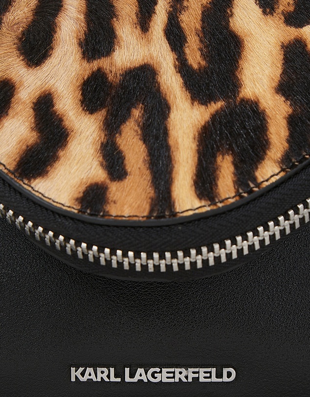 Karl Lagerfeld - K/Hardware Leopard Shoulder Bag