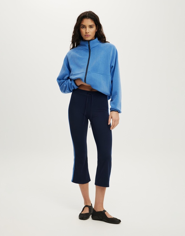 Cotton On Body Active - Ultra Soft Tie Front Cropped Kick Flare