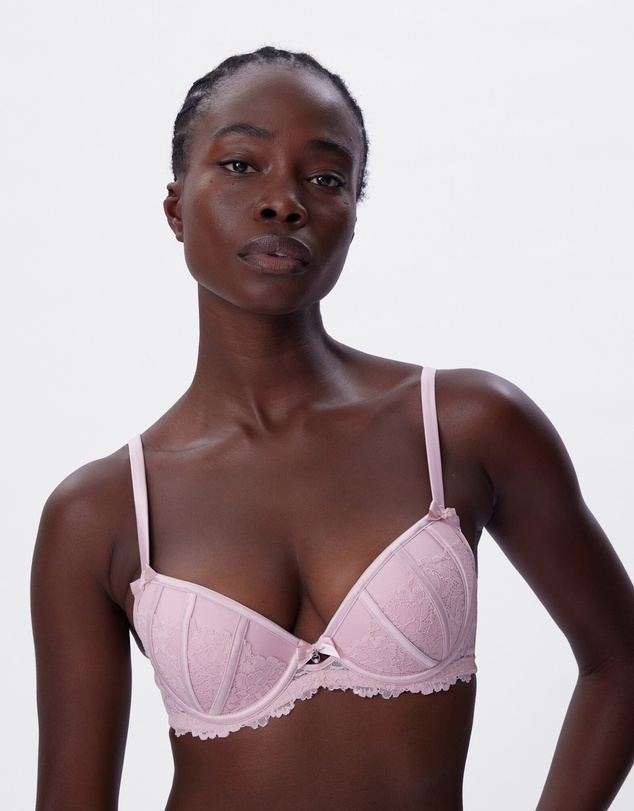 Bras N Things - Bethany Push Up Bra - Light Pink