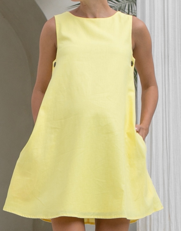 Soon Maternity - Maeve Linen Feeding Dress