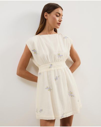 Dainty Floral Embroidery