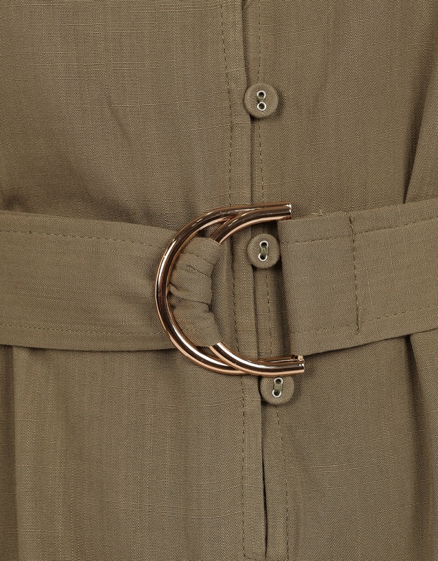 Petal & Pup - Louise Belted Romper - Khaki