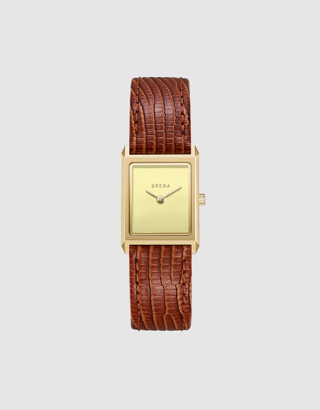 Breda - Virgil 1765b Leather Band Watch, 20MM
