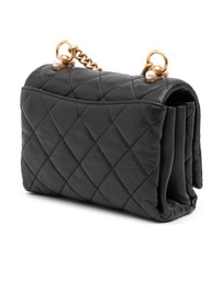 Pre-Loved by Azura Reborn - Pre-Loved Mini Quilted Calfskin Pearl CC Accordion Flap