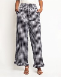 Petal & Pup - Marina Pant - Black Gingham