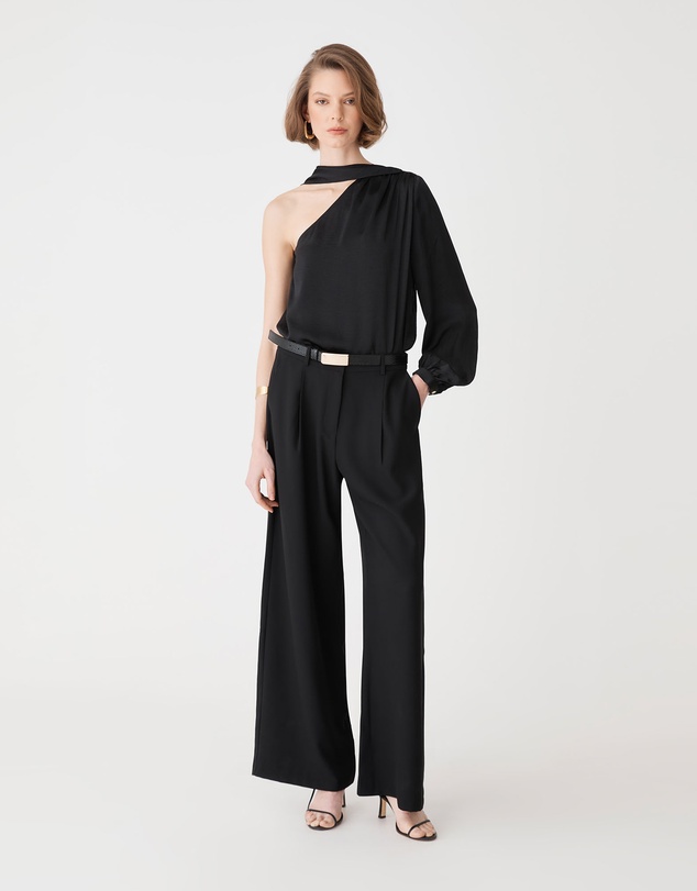 Forcast - Opal One Shoulder Scarf Top