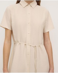 Assembly Label - Heather Silk Blend Shirt Dress