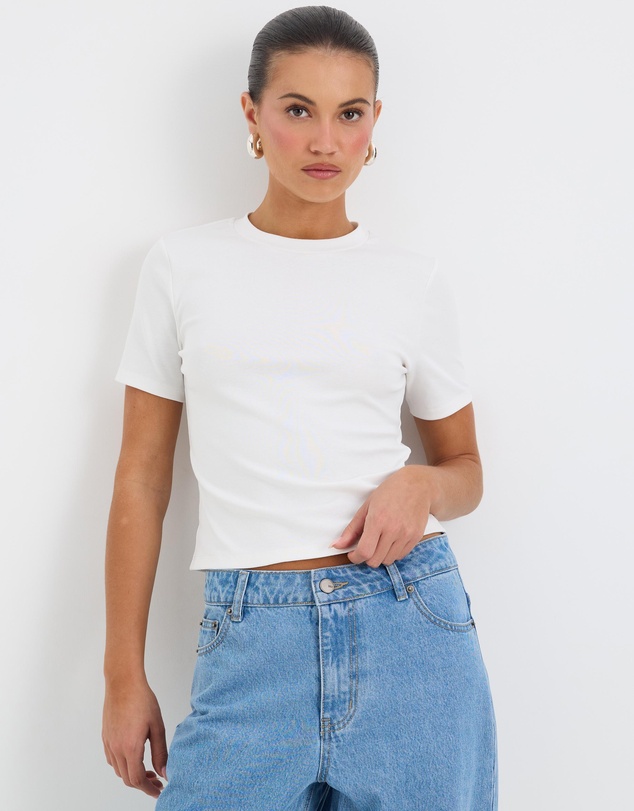 Calli - Jessie Crew Neck Baby Tee