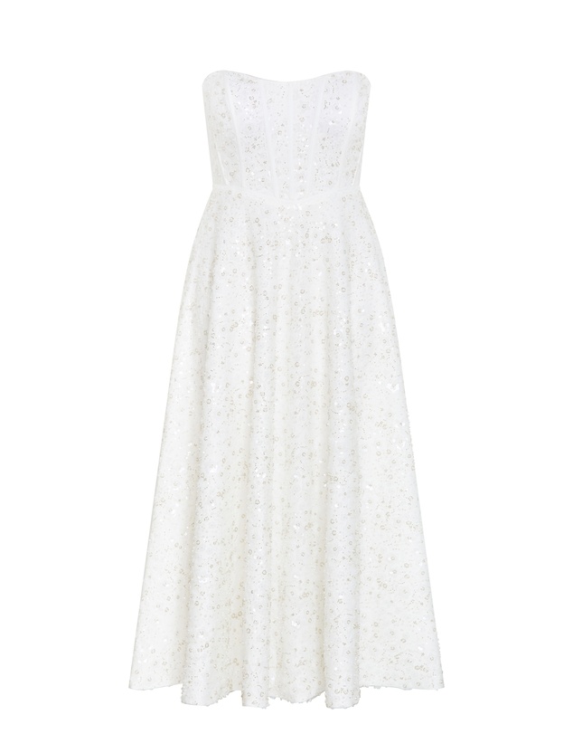City Chic - Magnetise Strapless Maxi Dress