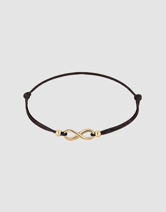 Elli Jewelry - Bracelet Infinity 925 Sterling Silver Gold-Plated