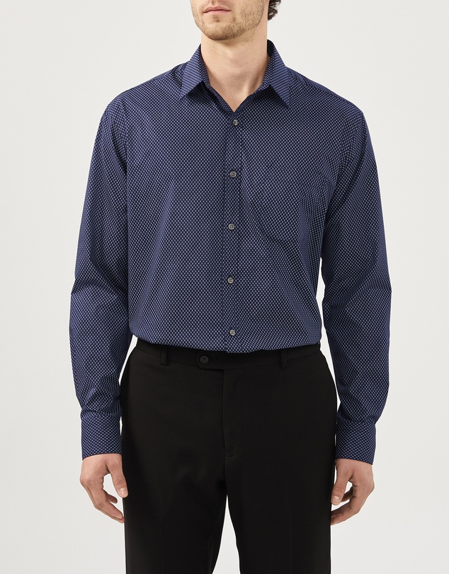 Van Heusen - Hexagon Print Shirt