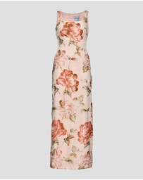 JUSTIN TONG - Ellaire Beaded Midi Dress