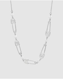 Karen Walker - Runaway Safety Pin Chain Necklace