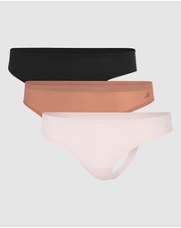 adidas Sportswear - 3 Pack Active Light Flex Thong Underwear