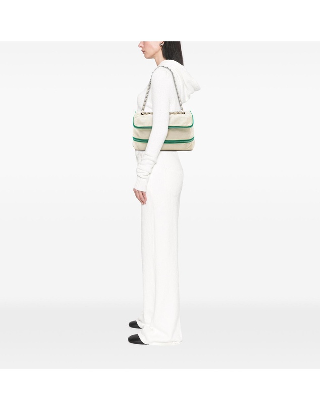 Pre-Loved by Azura Reborn - Pre-Loved Perforated Calfskin Expandable Shoulder Bag