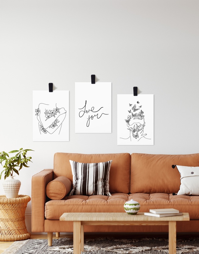 Olive et Oriel - Flower Girl Art Print