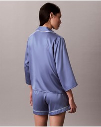 Calvin Klein - Sheen Satin Short Sleeve Shirt