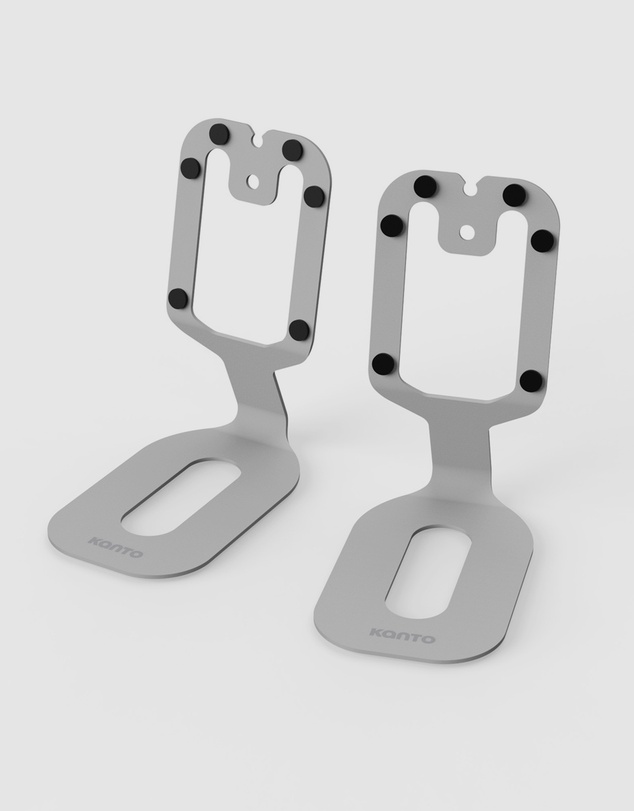 iWorld - Kanto SU2 Kanto SU2 Rear-Mounted Desktop Stands for Uki and Ora - White, Pair