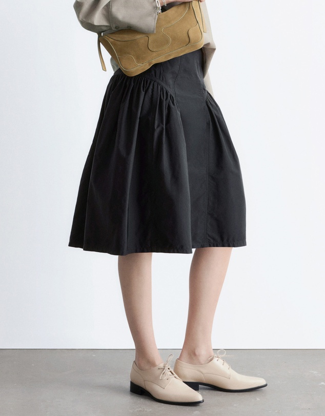 & Other Stories - Puff A-Line Midi Skirt