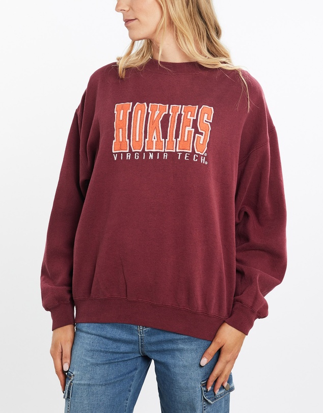 Vintage by The Real Deal - Pre Loved - Vintage 90s Virginia Tech Hokies Sweatshirt