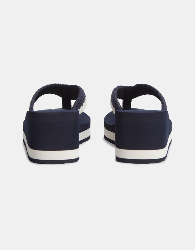 Tommy Hilfiger - Derya Wedge Crochet Summer Sandals - Women's